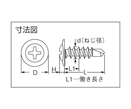 Drill Screw Modtrus Stainless Steel M4X16 27pcs SMJ-16 1 Pack (27pcs)