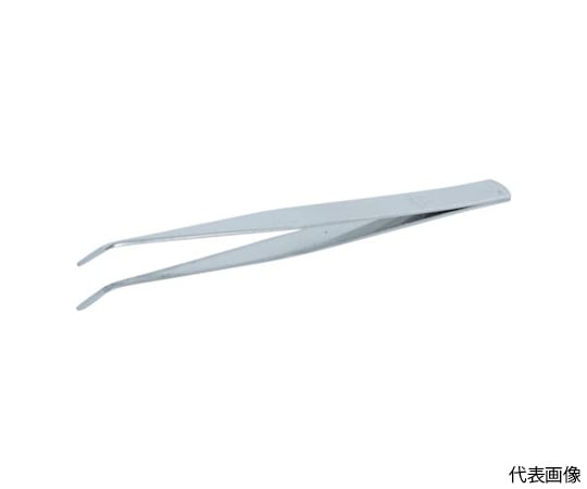 ステンレス製ピンセット　シリコン付　AA先曲150　TSPS-28 1本