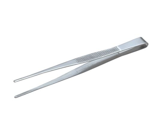 ステンレス製ピンセット　115mm　直ギザ付　TSP-20 1本