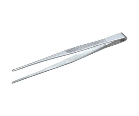 ステンレス製ピンセット　150mm　直ギザ付　TSP-23 1本