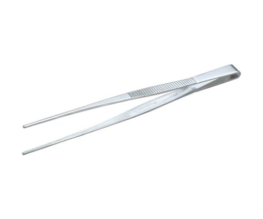 ステンレス製ピンセット　180mm　直ギザ付　TSP-37 1本