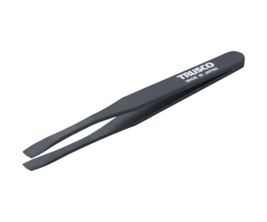 プラスチック製ピンセット　120mm　先丸平型　TPP-234 1本