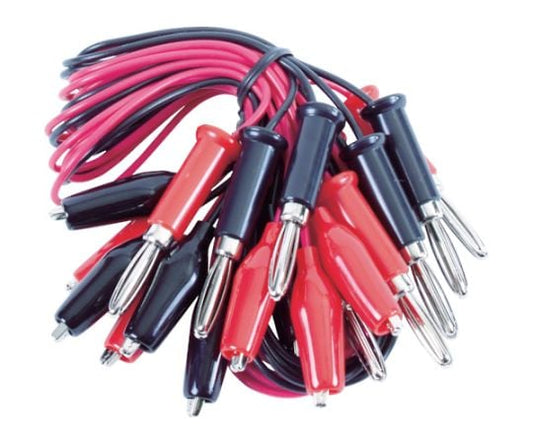 Test lead 50cm Shield clip S⇔Banana plug (10 pieces) TLA-118 1 bag (10 pieces)