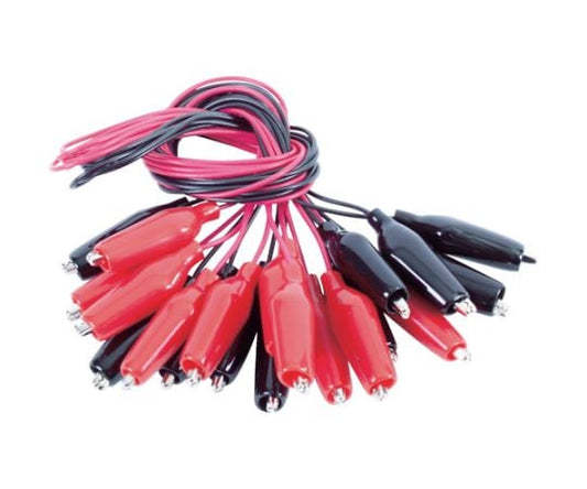 Small test lead, 20cm, shield clip S on both ends, 1 bag (PK) 10 pieces TLA-13 1 bag (10 pieces)