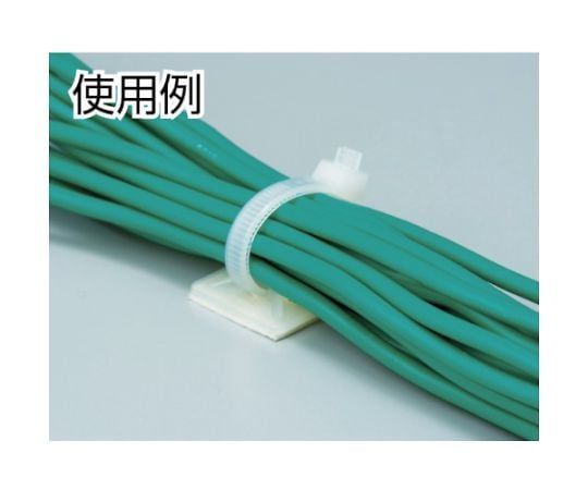 結束バンド固定具　粘着シート付　幅5.5　100個入　THC-102 1袋(100個入)