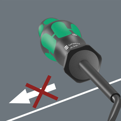Ｗｅｒａ　３３８　端子ブロック用引き抜き工具（スプリング接続用）先端０．４×２．５　008101　1 本