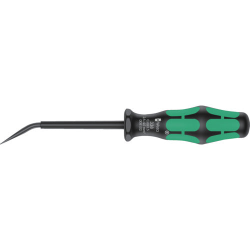 Ｗｅｒａ　３３８　端子ブロック用引き抜き工具（スプリング接続用）先端０．６×３．５　008102　1 本