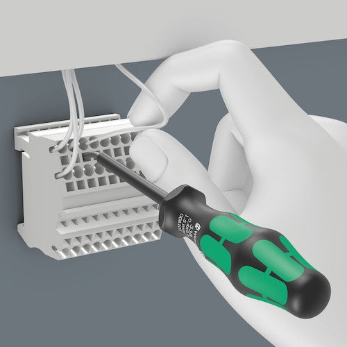 Ｗｅｒａ　３３８　端子ブロック用引き抜き工具（スプリング接続用）先端０．６×３．５　008102　1 本
