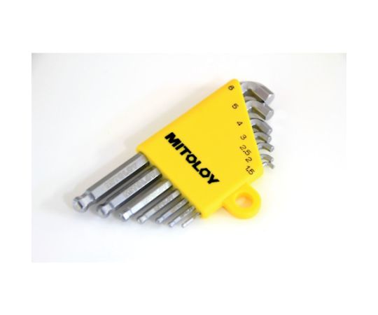 L-type hollow wrench ball point stubby short mm holder 7-piece set HBS700S 1 set