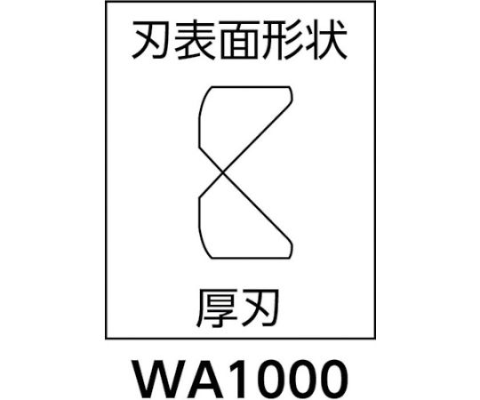 コンパウンドニッパ160mm　WA1000 1丁