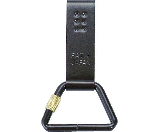 Screw lock hook, black, TSF-50-BK, 1 piece