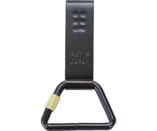 Screw lock hook, black, TSF-50-BK, 1 piece