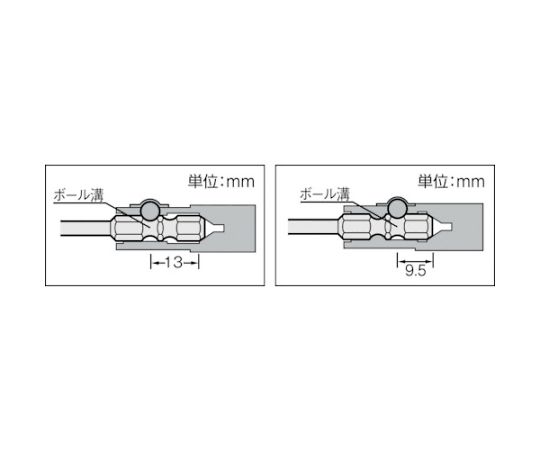 段付きW溝ビット　2X100　10本入　TWB16-2100 1袋(10本入)