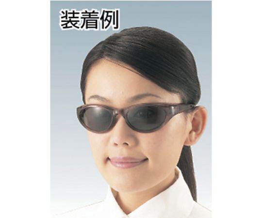 Two-eye polarized safety glasses, grey, TSG-380, 1 piece