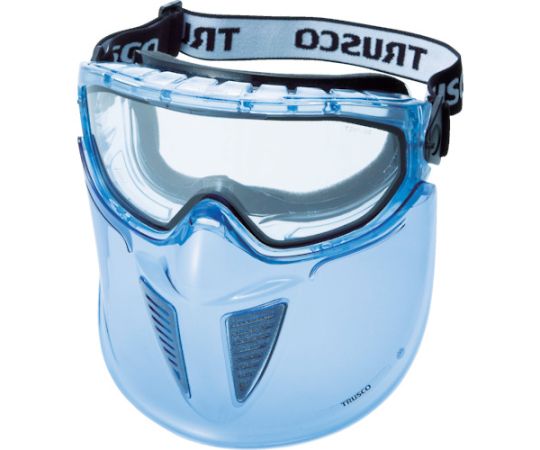 セーフティゴーグル　バイザー付　通気弁タイプ　TSG-83T 1個