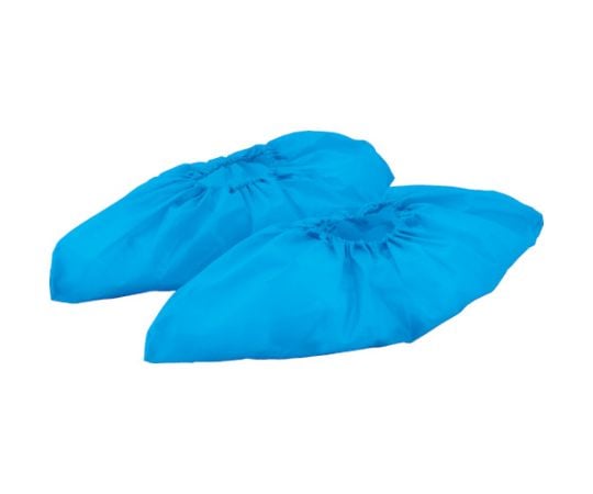 PE 일회용 슈즈 커버 50발입 사이즈 프리 블루 TSCPE-B 1봉(50족입)