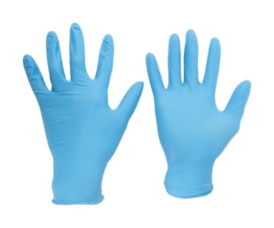 니트릴 일회용 장갑 벨테 750K 블루 분말 없음 100장입 L사이즈 VERTE-750K-L 1상자(100장입)