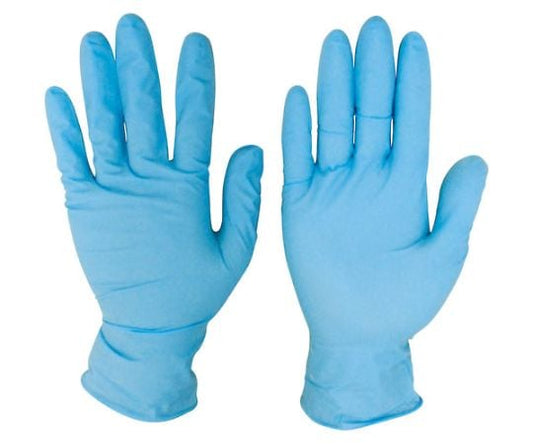 가수 니트릴 디스포 No.210 블루 PF L 사이즈 (100장입) NBR0550PF-BB L