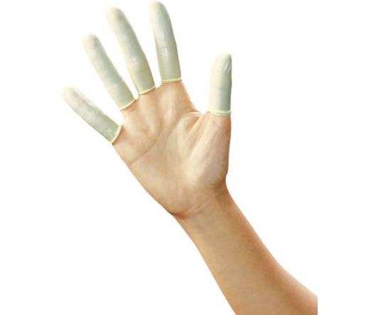 制電指サック（イエロー）　S　（500個入）　BSC-ASFCY-S 1袋(500個入)