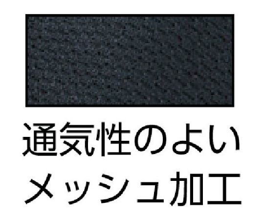 PU薄手手袋エンボス加工　ブラック　LL　TPUM-B-LL 1双