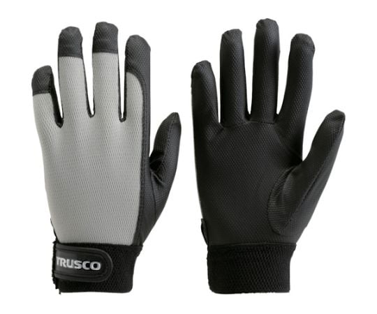 PU 얇은 장갑 엠보싱 가공 그레이 L TPUM-GL 1쌍