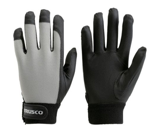 PU 얇은 장갑 엠보싱 가공 그레이 L TPUM-GL 1쌍