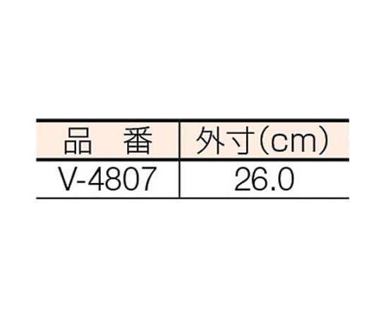 ビニールスリッパ　ブラウン　V-4807 1足