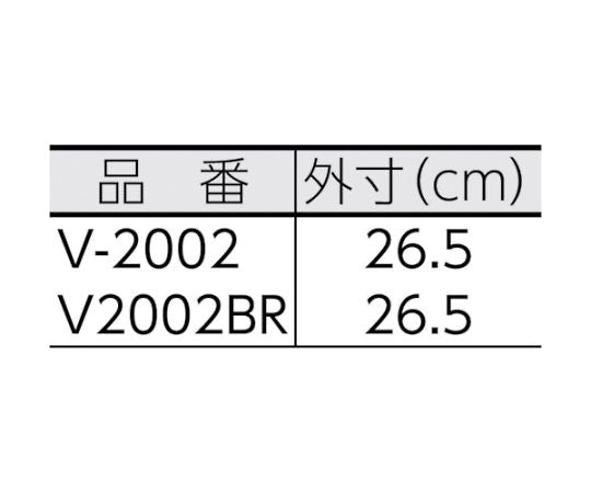 かぶりプラットスリッパブラウン　V-2002BR 1足