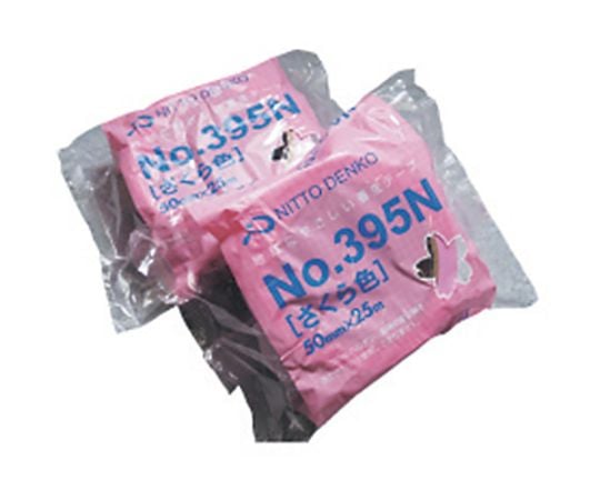 養生テープ No.395N 25mm×25m さくら色　395N-25 1巻