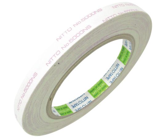 再剥離可能強力両面テープNo.5000NS 10mm×20m ホワイト　5000NS-10 1巻