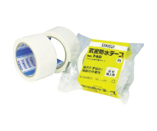 기밀 방수 테이프 No.740 50x20 화이트 N740W01 1권