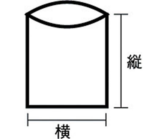 Small plastic bag, length 400 x width 300 x thickness 0.05, red (200 pieces) A-3040R, 1 bag (200 pieces)