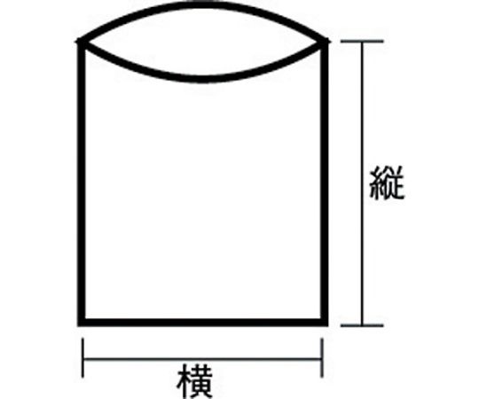 Ziplock plastic bag Unipack E-4 Semi-transparent red Length 140 x Width 100 x Thickness 0.04mm 200 pieces E-4-CR 1 bag (200 pieces)