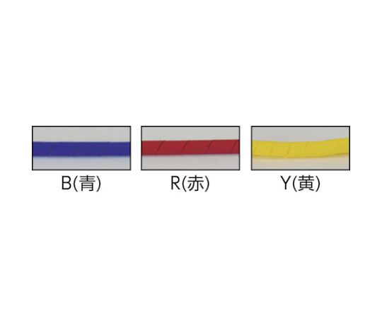 スパイラルチューブ　10m　結束径Φ6.0～30.0　白　TSP8W 1巻
