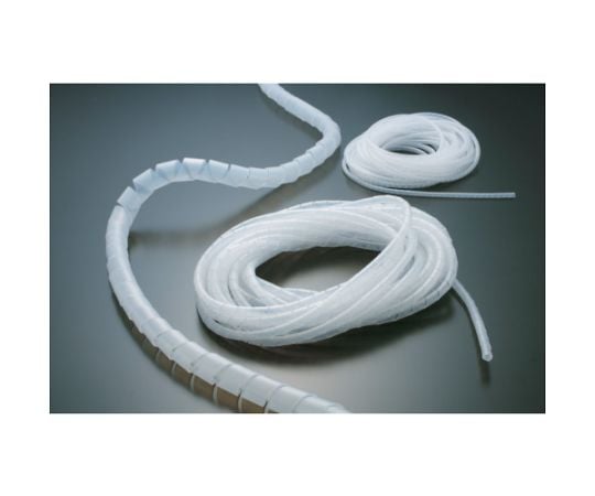 スパイラルチューブ　10m　結束径Φ6.0～30.0　白　TSP8W 1巻