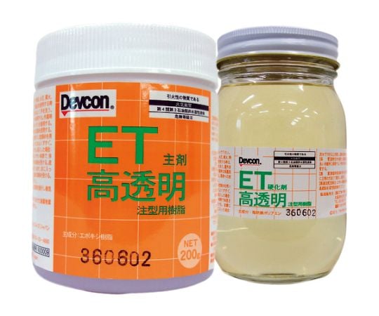 Highly transparent coating material ET300g T920009 1 set