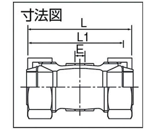 配管継手 LAカップリング HI-LA型 ソケット ロックリング付 呼び径（A）15　G-HI-LA-S-15A 1個