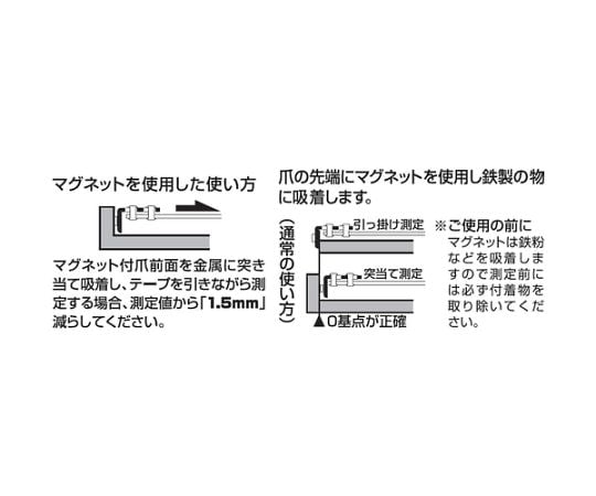 コンベックス フリーマグ16巾3.5m追い番ミリ数字　OMF16-35MAG 1個