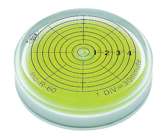 Round Aibel level with angle meter INC-R INC-R37 1 piece