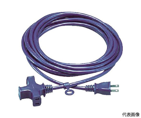 3-port extension cord 10m TKC15-103P 1 piece