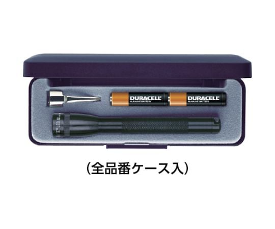 Flashlight LED Flashlight Mini Maglite (for 2 AAA batteries) Black P32012 1 piece