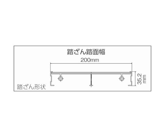 Work platform, aluminum, checkered plate type, tabletop dimensions 600X400XH900 TSFC-369 1 unit