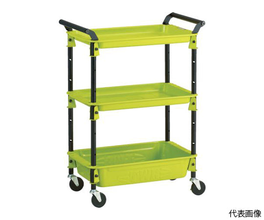 Tool Wagon Royal 586 x 320 x 833 2 deep, 1 shallow, yellowish green TWR-4-GR 1 unit