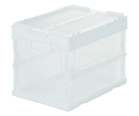 オリコン α折りたたみコンテナ スケルコン 20L（蓋付） 透明 透明　TR-SC20 TM 1個