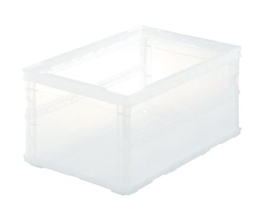 オリコン 薄型折りたたみコンテナスケルコン 40L 透明　TSK-O40B TM 1個
