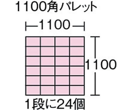 THC type container, effective inner dimensions 197X129X96, transparent, THC-03A TM, 1 piece