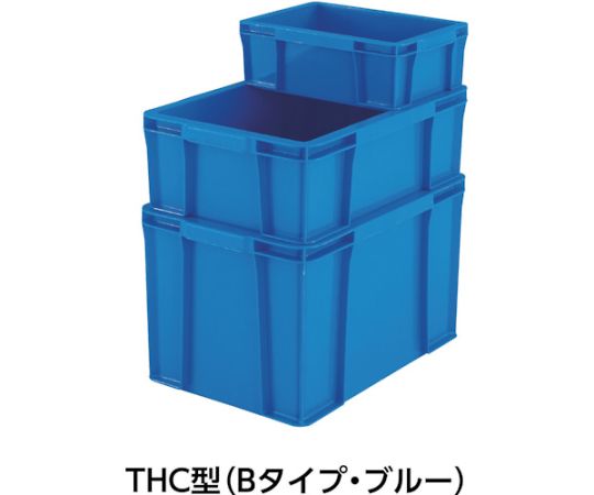 THC형 컨테이너 유효내 치수 375X245X244 파랑 THC-24B B 1개