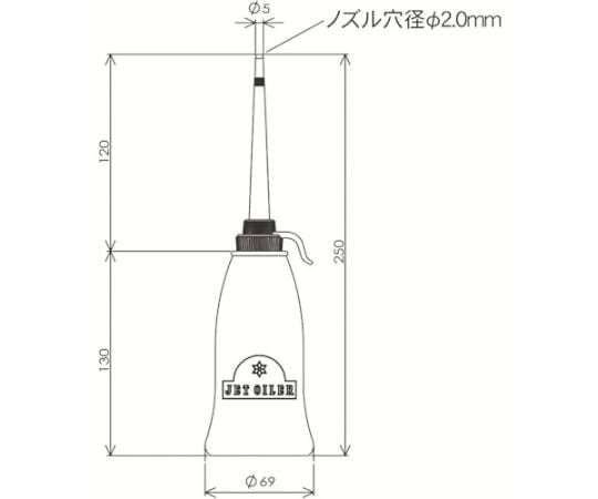 ジェットオイラーベビー型中グリーン　303GN 1個