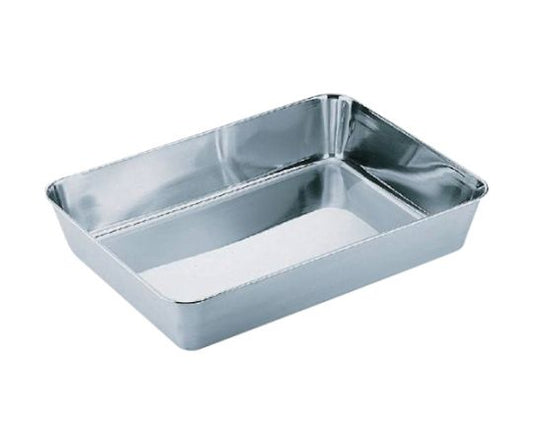 Stainless steel deep square tray, 15 pieces, T-QB-8, 1 piece