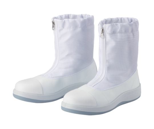 トウガード付　先芯入りクリーン静電靴　ハーフフード　26.5CM　SCR1200FCAP-HH-26.5 1足